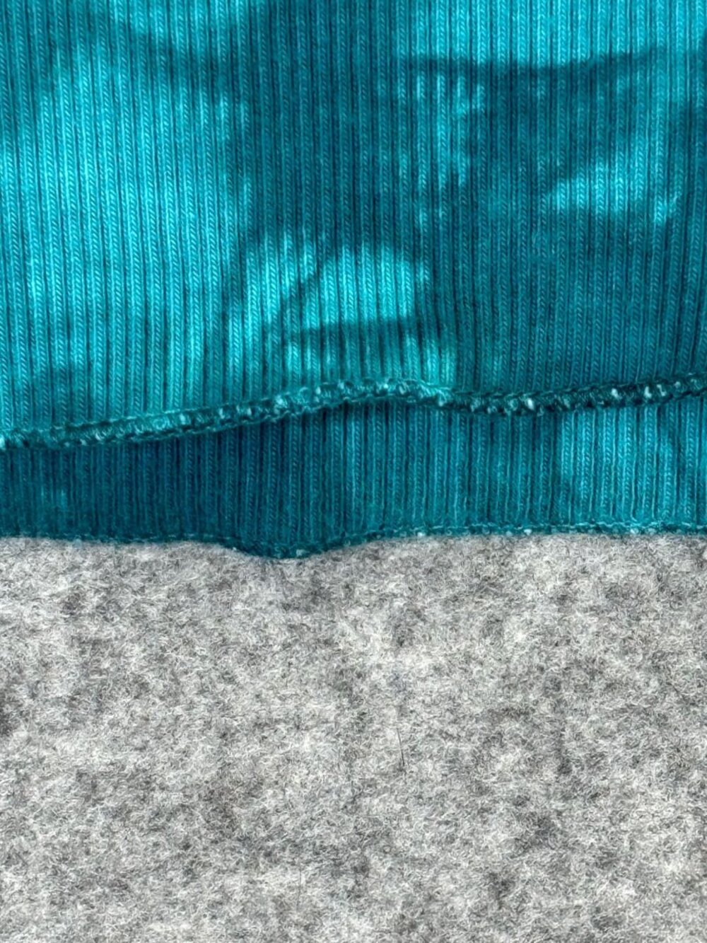 Harley-Davidson Womens Medium Tank Top Teal White Tie-Dye Ribbed Hals New Berlin - Picture 4 of 8